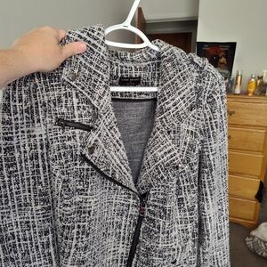 Lane Bryant Black and White Women's Jacket